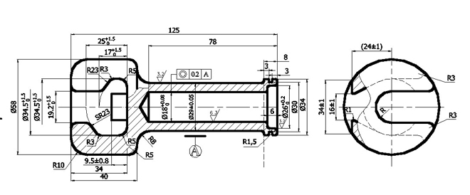 Composite suspension long rod insulator